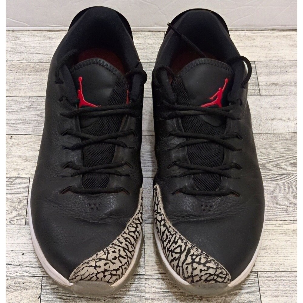 Jordan ADG Golf AR7995-001 Mens US 10 Black Gray Spiked Elephant Print